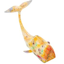 Figura Decorativa Alexandra House Living Amarillo Hierro Ballena 47 x 26 x 29 cm Precio: 49.50000011. SKU: B1KJ9CRTYW