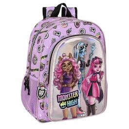 Mochila Escolar Monster High Best boos Lila 33 x 42 x 14 cm