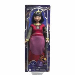 MATTEL MATHTY93 Muñeca de Moda Disney Princess D-XIN DOLL con Vestido Rojo y 7 Puntos de Articulación