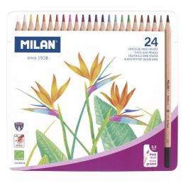 Lapices De Colores Milan Hexagonal Mina Gruesa 3,5 Mm Caja Metalica De 24 Precio: 10.78999955. SKU: S8413277