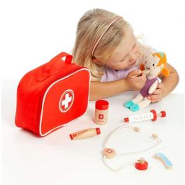 Maletin doctor con 7 accesorios de madera 23x16x8 cm Maletin doctor con 7 accesorios de madera 23x16x8 cm