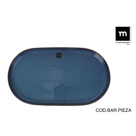 Bandeja Oval Chester Blue 36x20.5 cm - Inde (6 Unidades) Precio: 40.68999979. SKU: B1DP7SA2BY