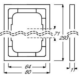 BUSCH-JAEGER Marco 4 Elementos future linear negro mate 1724-885K