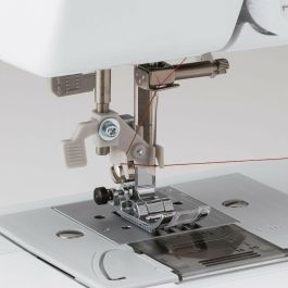 Brother HF27 Máquina de coser, 27 puntos, ojal automático, enhebrado aguja, iluminación LED, brazo libre, Blanco