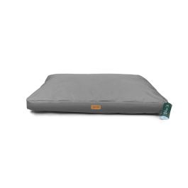 Gloria Colchón Conil Rectangular Gris 104x65 cm - Resistente al Agua, Desenfundable, Lavable, Relleno Silicona Reciclada