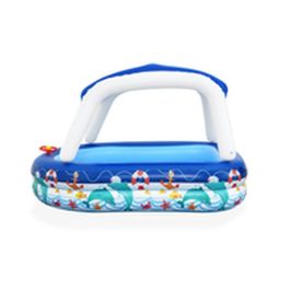Bestway Piscina Hinchable Infantil Techo Desmontable Barco con Volante 213x155x132 cm +3 Años Jardin 54370 Bestway Piscina Hinchable Infantil Techo Desmontable Barco con Volante 213x155x132 cm +3 Años Jardin 54370