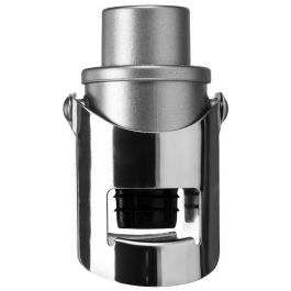 Cook Concept Tapón Cava Air-Pump Acero Inoxidable y Silicona Cierre Presión Conserva Burbujas Hasta 10 Días