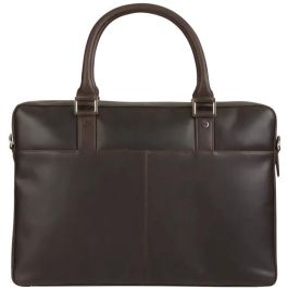 dbramante1928 Maletín ROSENBORG-16IN-HUNTER DARK para portátil de hasta 16" en cuero de grano entero, Unisex, Marrón