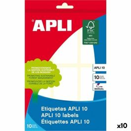 Etiquetas adhesivas Apli Blanco Papel 10 Hojas 34 x 67 mm (10 Unidades) Precio: 14.95000012. SKU: B13TK3LM33