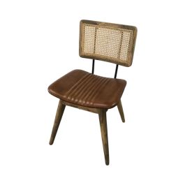 DKD Home Decor Silla Vintage Piel Madera 53 x 83 x 48 cm (2 Unidades) Precio: 378.99588903. SKU: B1FDPH66LW