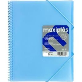 Grafoplás Carpeta Con Fundas Maxiplás Espiral A4 40 Fundas C-Sobre Pp Rígido Translúcido Azul Soft Precio: 5.68999959. SKU: B1GFMJMJVX