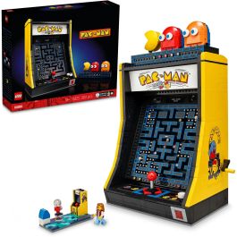 LEGO 10323 Icons PAC-MAN Juego Arcade, Maqueta para Construir para Adultos, Máquina de Juego con Personajes