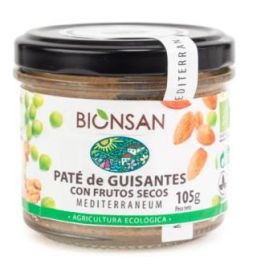 BIONSAN Paté de Guisantes con Frutos Secos 105gr Vegano Ecológico Precio: 3.8900004. SKU: B1A36Z3WHR