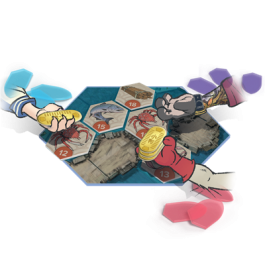 CMON Juego de Mesa Nyakuza NYA001ES - Juego de Reiner Knizia para 2-4 jugadores, 40 min