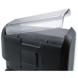 Trodat Stempel 4912 Printy 4.0 Sello Autoentintado 'EILT SEHR' Oficina 17x46mm Negro/Gris Tinta Azul/Rojo