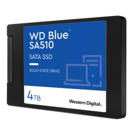 Western Digital Blue SA510 SSD SATA III 2.5 pulgadas 4TB, Velocidad Lectura 560MB/s, Escritura 520MB/s para PC/Portátil Precio: 261.59000043. SKU: B1CPJLRAZ5