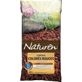Naturen Acolchado de Virutas Rojas 40L - Natural, Antimalas Hierbas, Retiene Humedad, Protege Térmicamente, para Jardín y Macetas Precio: 51.59000044. SKU: B148KZ65DT