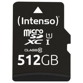 Intenso 3424493 MicroSD 512GB UHS-I Clase 10 U1 Tarjeta de Memoria