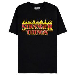 DIFUZED Camiseta Stranger Things con Logo Fire, 100% Algodón, Talla M Precio: 15.68999982. SKU: B1E39YQFJ7