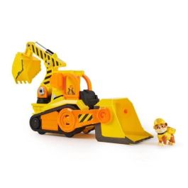 Spin Master 6068074 PAW Patrol Rubble Vehículo Construcción Bark Yard Deluxe Bulldozer con Figura, Luces y Sonidos, Edad +3 años Precio: 48.50000045. SKU: B1H2N7FRPN