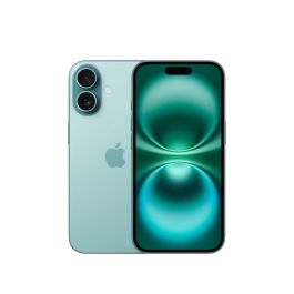 Apple iPhone 16 15,5 cm (6.1") SIM doble iOS 18 5G USB Tipo C 128 GB Verde azulado Precio: 918.49999989. SKU: B1227Z4Z7J