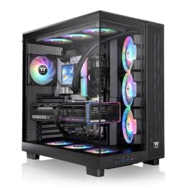Thermaltake View 380 XL TG ARGB Midi Tower Negro - Caja PC de Torre Media