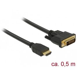 DeLOCK 85651 Cable HDMI a DVI 24+1 Bidireccional 0.5 m, Conectores Macho, Chapado en Oro, Negro, Máx. 2560x1600 Precio: 24.78999963. SKU: B13WHKJKPX