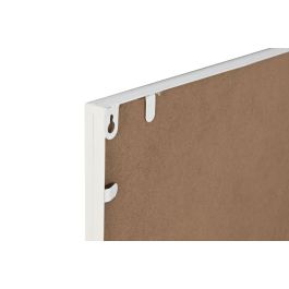 DKD Home Decor Espejo Scandi Tipo Ventana Blanco 122 cm Ancho x 122 cm Alto x 2 cm Fondo en Hierro y Cristal