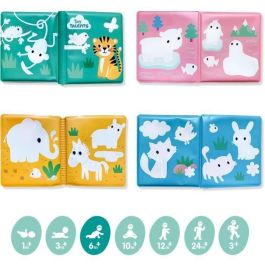 SES Creative Libro de Baño Mágico de Coloración al Agua - Revela Historias y Animales para Niños +3 Años