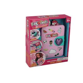 Diset Diario Secreto Funlockets para Personalizar: Escribe tus Secretos, Incluye Llavero Unicornio y +30 Sorpresas | +6 Años