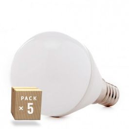 Pack 5 Bombillas LED E14 7W 520Lm 6000ºK 40.000H [HO-C37-E14-7W-RC-CW-PK5-AP] Precio: 7.88999981. SKU: 15096775115139