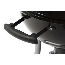 DKD Home Decor Barbacoa para Terraza y Jardín Negra 59 x 91.6 x 52.4 cm Metal y Plástico Desmontable con Termómetro