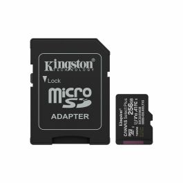 Kingston SDCS3/256GB Tarjeta de Memoria microSDXC Canvas Select Plus 256GB Clase 10 UHS-I U1 A1 150MB/s con Adaptador
