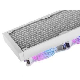 Mars Gaming Refrigeración Líquida ML-ULTRA360 Blanco, Kit AIO ARGB 360º, TDP 650W, Radiador 360mm, Ventiladores FDB Silenciosos, Compatibilidad Universal Intel/AMD