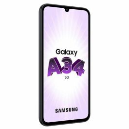Smartphone Samsung A34 5G 6,6" 6 GB RAM 128 GB Negro Gris Acero Smartphone Samsung A34 5G 6,6" 6 GB RAM 128 GB Negro Gris Acero