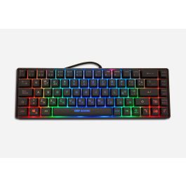 Teclado CoolBox DG-TEC65-RGB Negro Qwerty Español Teclado CoolBox DG-TEC65-RGB Negro Qwerty Español