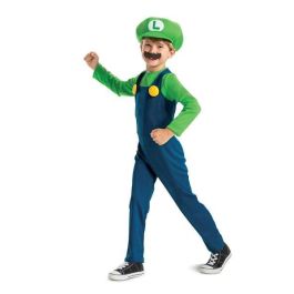Nintendo Disfraz Super Mario Luigi Lujo Talla 3-4 Años