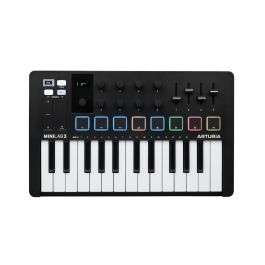 ARTURIA Minilab 3 Controlador MIDI USB Compacto con Teclado, Pads RGB, Codificadores y Deslizadores - Negro Precio: 98.50000039. SKU: B12E9FYQHD