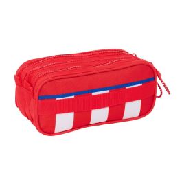 Bolso Escolar Portatodo Safta Triple Big Atletico De Madrid 100x215x80 mm