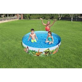 Bestway Piscina Rigida Infantil PVC Dinosaurios 183x38 cm +2 Años Jardin 55022