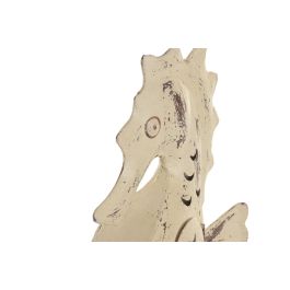 DKD Home Decor Caballito de Mar Decorativo Blanco Hierro 9 x 41 x 22 cm (2 Unidades)