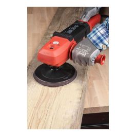 Wolfcraft Plato abrasivo autoadherente para amoladora m14 Ø180 mm, tejido rígido, máx. 8500 rpm