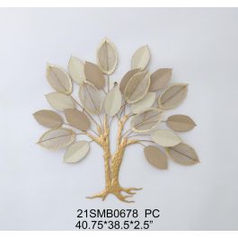 Decoración de Pared DKD Home Decor Marrón Beige Dorado Árbol 100 x 6,4 x 97,8 cm Precio: 98.78999988. SKU: S3029404