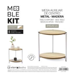 Moblekit Mesa Auxiliar De Centro White 40 x 42 cm