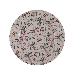 Bajo Plato Versa Metal Bayas 33 x 1,5 x 33 cm Bajo Plato Versa Metal Bayas 33 x 1,5 x 33 cm