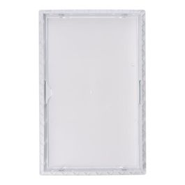 Tapa de registro rectangular empotrable abs 25x40cm blanca