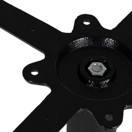 Patas para Mesa Negro-Oro Hierro Salón 45 X 45 X 72 cm