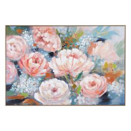 Cuadro Lienzo Flores 120 x 5 x 80 cm Cuadro Lienzo Flores 120 x 5 x 80 cm
