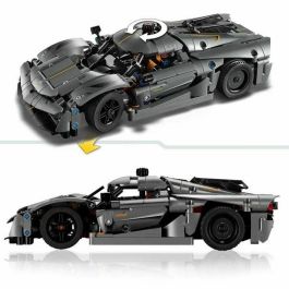 LEGO 42173 Hypercar Koenigsegg Jesko Absolut Gris - Juego de Construcción de Coche Deportivo