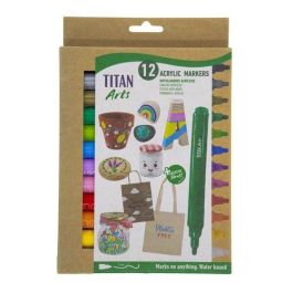 Titan Arts Rotuladores Acrílicos Colores Surtidos Estuche 12 Unidades Precio: 8.49999953. SKU: B1DKXDSHNL
